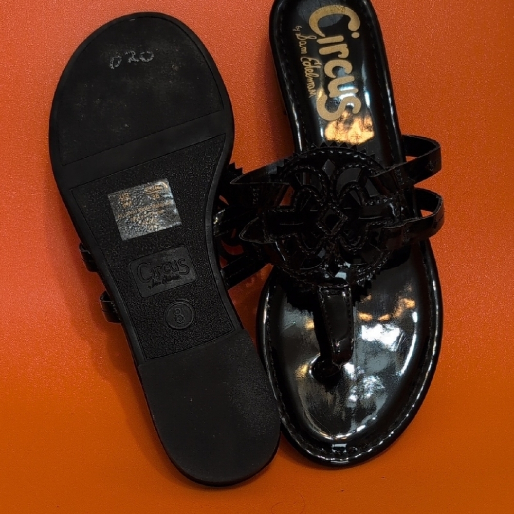 Circus by Sam Edelman Glossy Black Sandals - Picture 4 of 6
